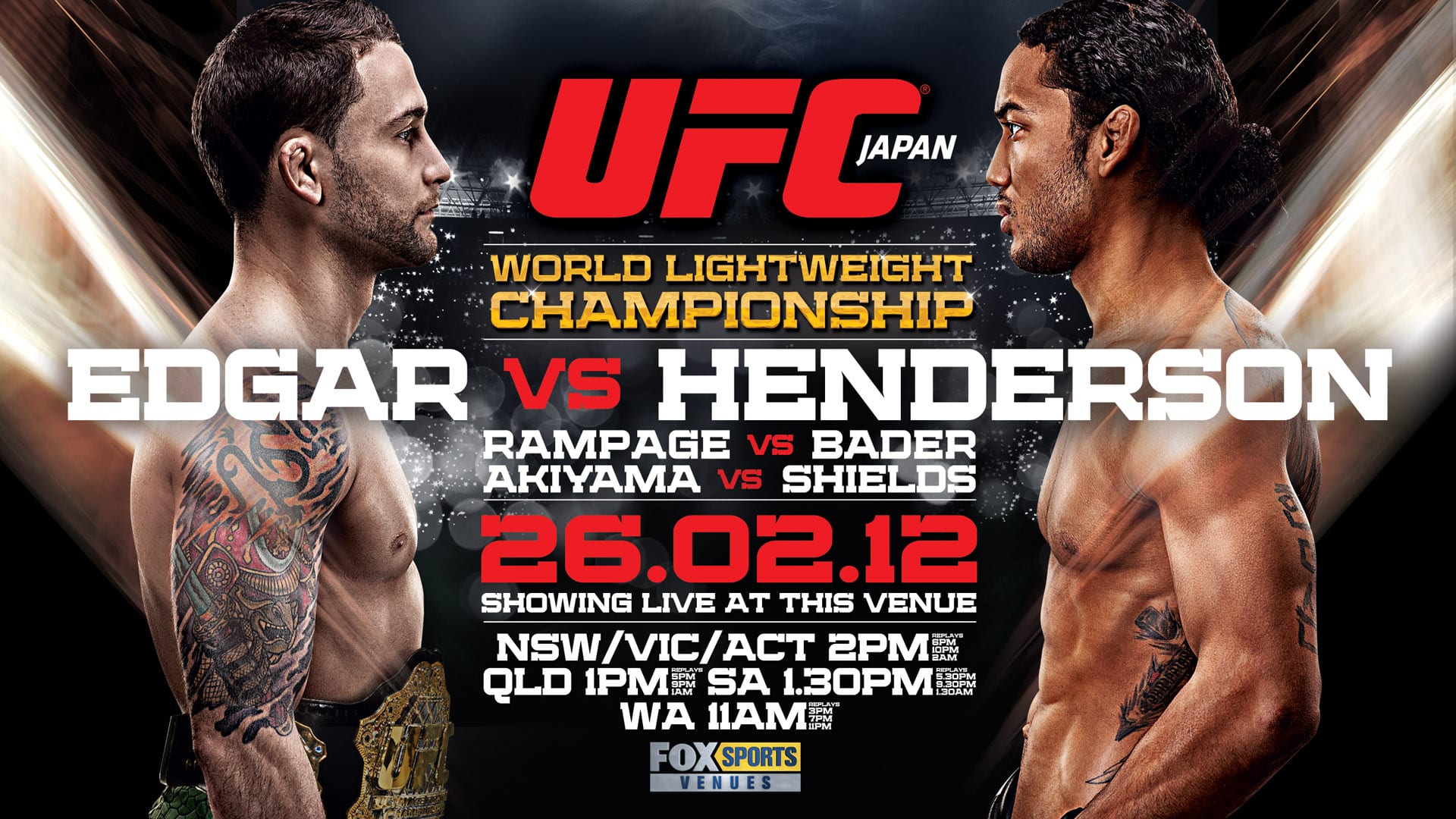 UFC144 Fox 16×9