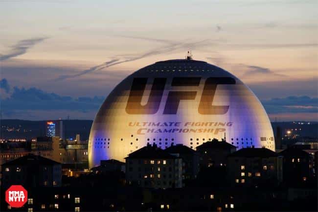 ufc sverige globen stockholm